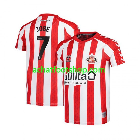 Maillot Sunderland Jobe Bellingham 7 Domicile Tenue pour Homme 2024-2025 Manche Courte