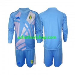 Maillot Suède Gardien Extérieur Tenue pour Enfant 2024 Manche Longue Maillot Suède Gardien Extérieur Tenue pour Enfant 2024 Manche Longue
