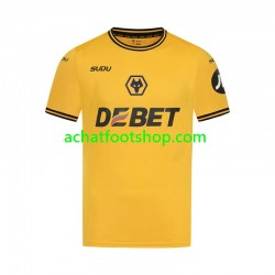 Maillot Wolverhampton Wanderers Domicile Tenue pour Homme 2024-2025 Manche Courte