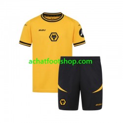 Maillot Wolverhampton Wanderers Domicile Tenue pour Enfant 2024-2025 Manche Courte