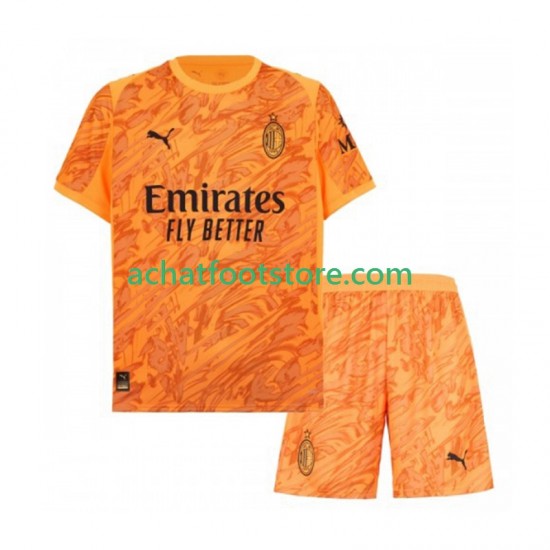 Maillot AC Milan Gardien 3ème Tenue pour Enfant 2025-2026 Manche Courte