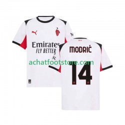 Maillot AC Milan Modrić Luka 14 Extérieur Tenue pour Homme 2025-2026 Manche Courte