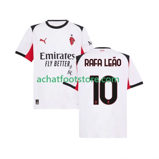 Maillot AC Milan Rafael Leao 10 Extérieur Tenue pour Homme 2025-2026 Manche Courte