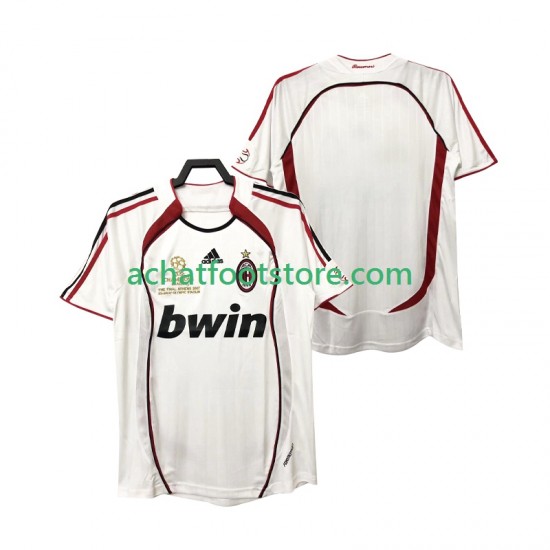 Maillot AC Milan Rétro Extérieur Tenue pour Homme 2006 2007 Manche Courte