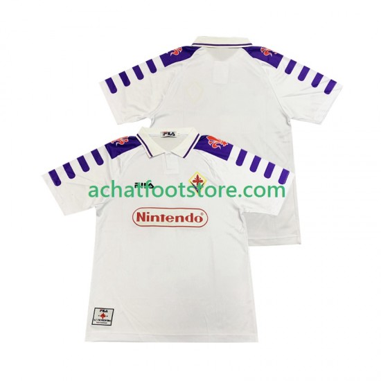 Maillot Fiorentina Rétro Extérieur Tenue pour Homme 1988 2002 Manche Courte