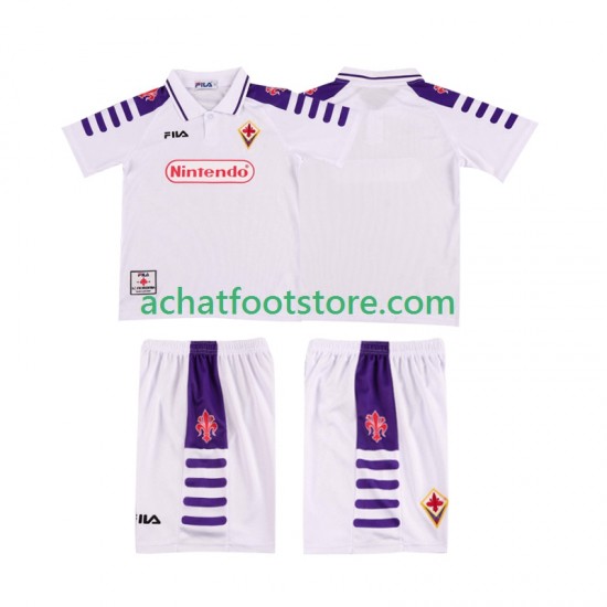 Maillot Fiorentina Rétro Extérieur Tenue pour Enfant 1988 2002 Manche Courte
