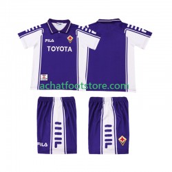 Maillot Fiorentina Rétro Domicile Tenue pour Enfant 2002 2022 Manche Courte