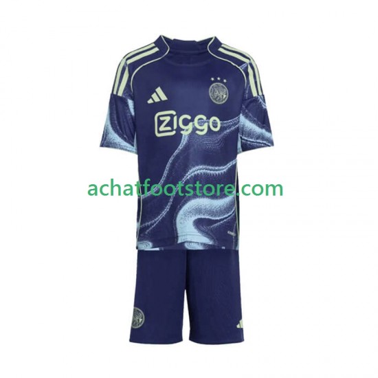 Maillot Ajax Amsterdam Extérieur Tenue pour Enfant 2025-2026 Manche Courte