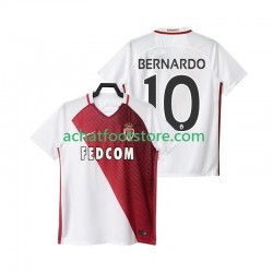Maillot AS Monaco BERNARDO 10 Domicile Tenue pour Homme 2016 2017 Manche Courte