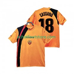 Maillot AS Rome CASSANO 18 Rétro Domicile Tenue pour Homme 1998 2006 Manche Courte
