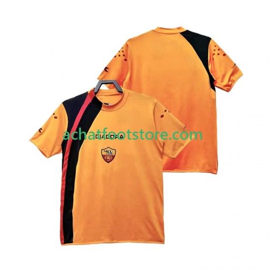 Maillot AS Rome Rétro Domicile Tenue pour Homme 1998 2006 Manche Courte