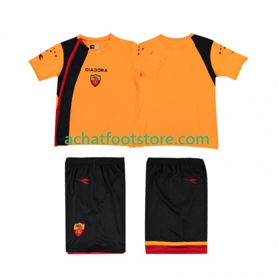 Maillot AS Rome Rétro Domicile Tenue pour Enfant 2005-2006 Manche Courte