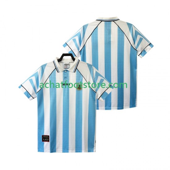 Maillot Argentine Rétro Domicile Tenue pour Homme 1996 2004 Manche Courte