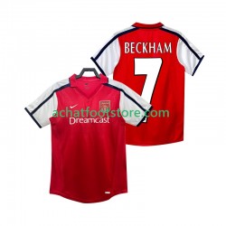 Maillot Arsenal BECKHAM 7 Rétro Domicile Tenue pour Homme 2011 2010 Manche Courte