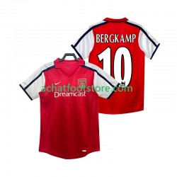 Maillot Arsenal BERGKAMP 10 Rétro Domicile Tenue pour Homme 2011 2010 Manche Courte