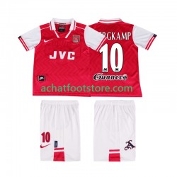 Maillot Arsenal BERGKAMP 10 Rétro Domicile Tenue pour Enfant 1996 2004 Manche Courte
