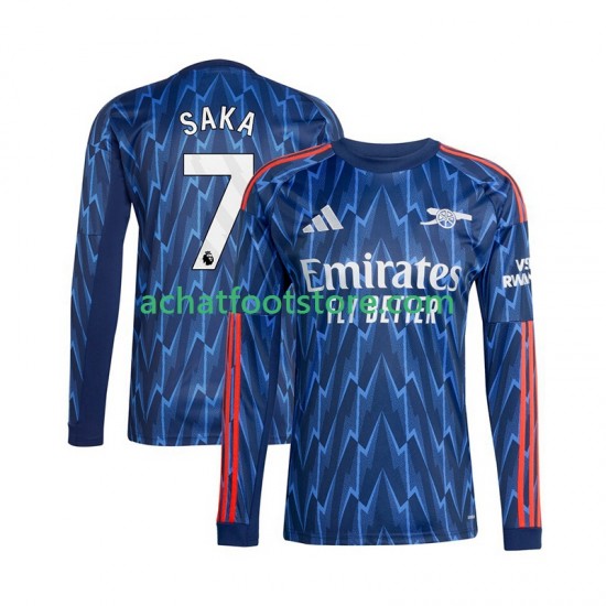 Maillot Arsenal Bukayo Saka 7 Extérieur Tenue pour Homme 2025-2026 Manche Longue