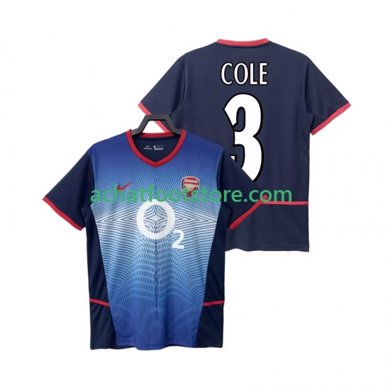 Maillot Arsenal COLE 3 Rétro Extérieur Tenue pour Homme 2010 1999 Manche Courte
