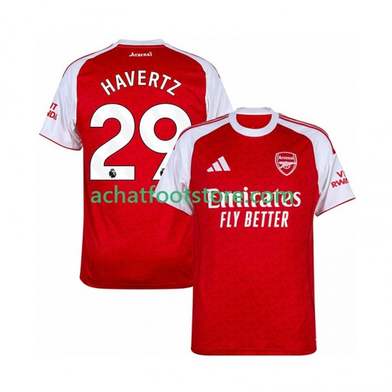Maillot Arsenal Kai Havertz 29 Domicile Tenue pour Homme 2025-2026 Manche Courte