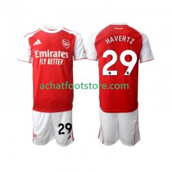Maillot Arsenal Kai Havertz 29 Domicile Tenue pour Enfant 2025-2026 Manche Courte