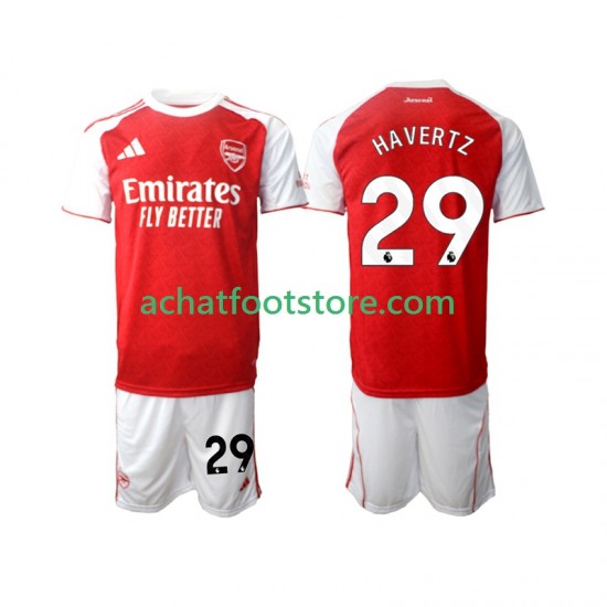 Maillot Arsenal Kai Havertz 29 Domicile Tenue pour Enfant 2025-2026 Manche Courte