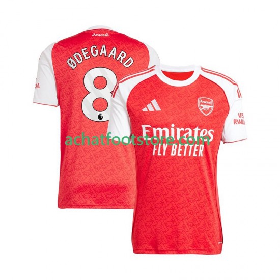 Maillot Arsenal Martin Odegaard 8 Domicile Tenue pour Homme 2025-2026 Manche Courte