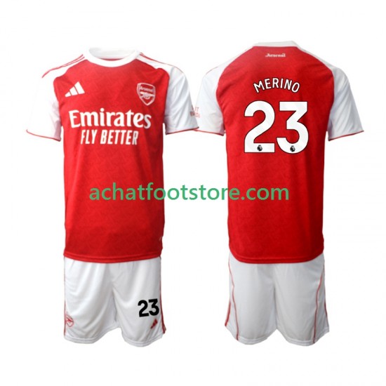 Maillot Arsenal Merino 23 Domicile Tenue pour Enfant 2025-2026 Manche Courte