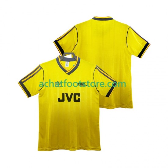Maillot Arsenal Rétro Extérieur Tenue pour Homme 1986 1988 Manche Courte