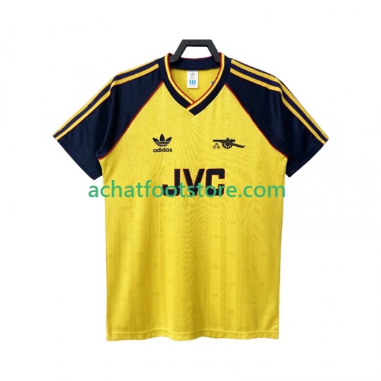 Maillot Arsenal Rétro Extérieur Tenue pour Homme 1988 1990 Manche Courte
