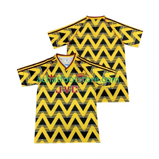 Maillot Arsenal Rétro Extérieur Tenue pour Homme 1991 1993 Manche Courte