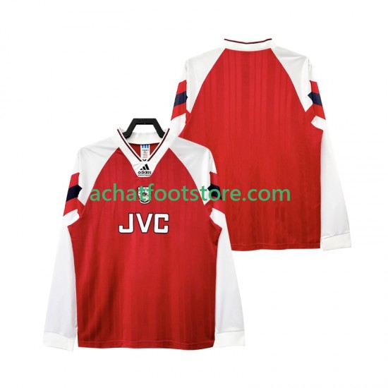 Maillot Arsenal 192 Rétro Domicile Tenue pour Homme 1994 Manche Longue