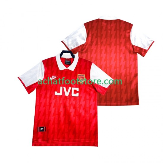 Maillot Arsenal Rétro Domicile Tenue pour Homme 1993 1994 Manche Courte