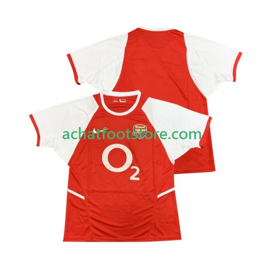 Maillot Arsenal Rétro Domicile Tenue pour Homme 2010 2008 Manche Courte