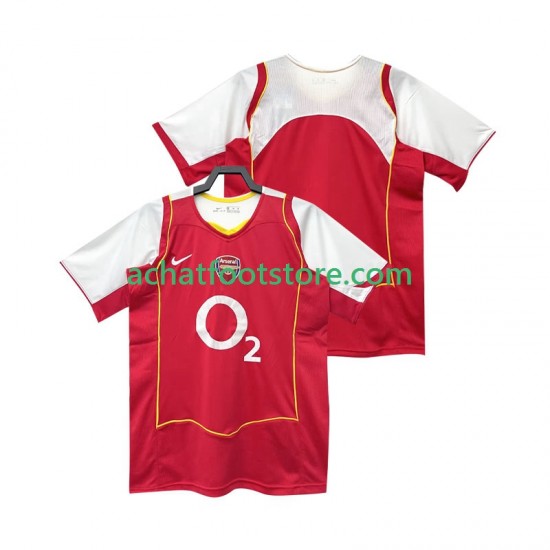 Maillot Arsenal Rétro Domicile Tenue pour Homme 1999 1998 Manche Courte
