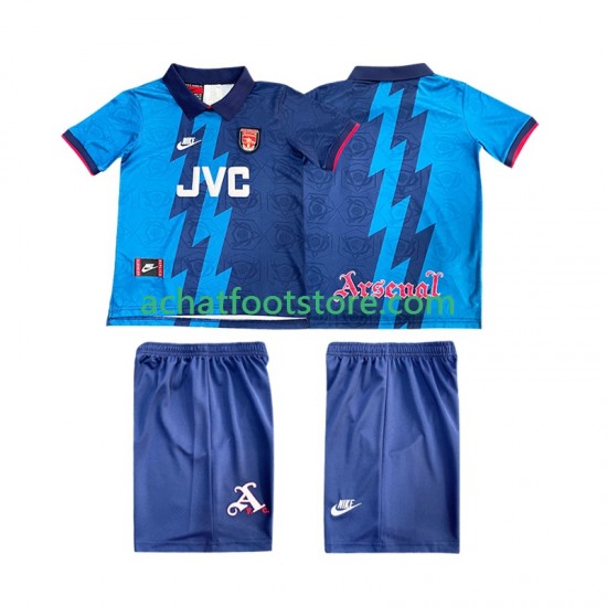 Maillot Arsenal Rétro Extérieur Tenue pour Enfant 1995 1996 Manche Courte