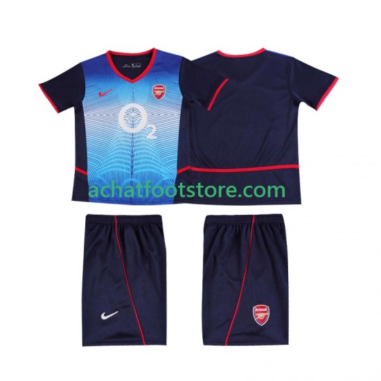 Maillot Arsenal Rétro Extérieur Tenue pour Enfant 2010 1999 Manche Courte