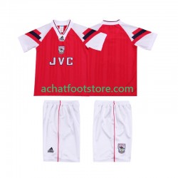Maillot Arsenal Rétro Domicile Tenue pour Enfant 1992 1994 Manche Courte
