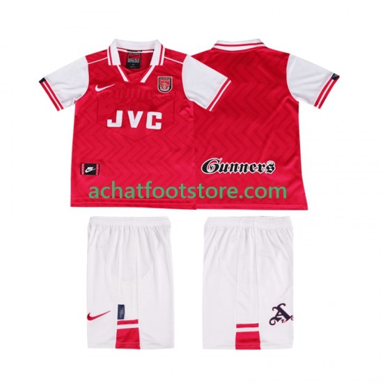 Maillot Arsenal Rétro Domicile Tenue pour Enfant 1996 2004 Manche Courte