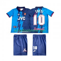 Maillot Arsenal TOTTI 10 Rétro Extérieur Tenue pour Enfant 1995 1996 Manche Courte