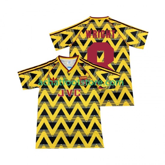 Maillot Arsenal WRIGHT 8 199 Rétro Extérieur Tenue pour Homme 1993 Manche Courte