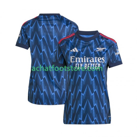 Maillot Arsenal Extérieur Tenue pour Femme 2025-2026 Manche Courte
