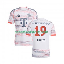 Maillot Bayern Munich Alphonso Davies 19 Extérieur Tenue pour Homme 2025-2026 Manche Courte