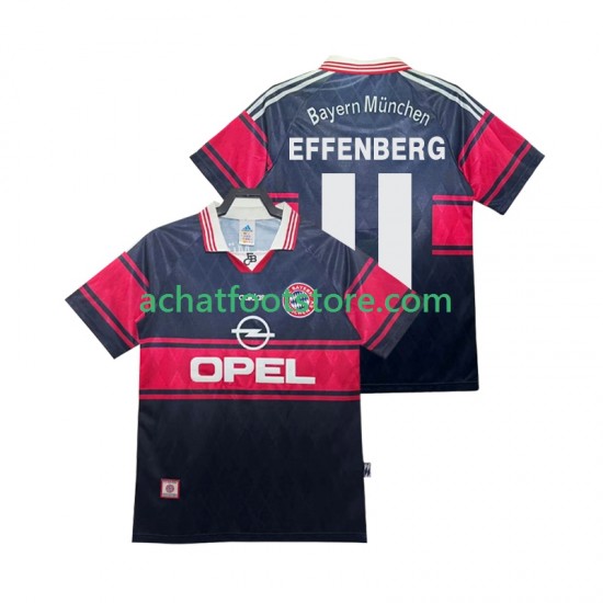Maillot Bayern Munich Effenberg 11 Rétro Domicile Tenue pour Homme 2004 2002 Manche Courte