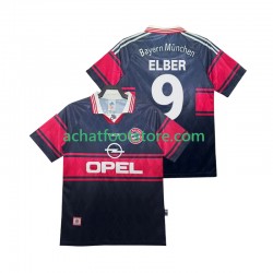 Maillot Bayern Munich Elber 9 Rétro Domicile Tenue pour Homme 2004 2002 Manche Courte