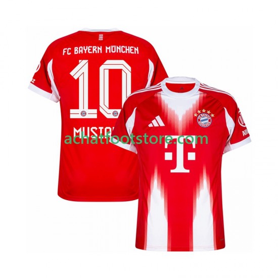 Maillot Bayern Munich Jamal Musiala 10 Domicile Tenue pour Homme 2025-2026 Manche Courte