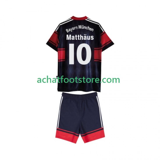Maillot Bayern Munich Matthas 10 Rétro Domicile Tenue pour Enfant 2004 2002 Manche Courte