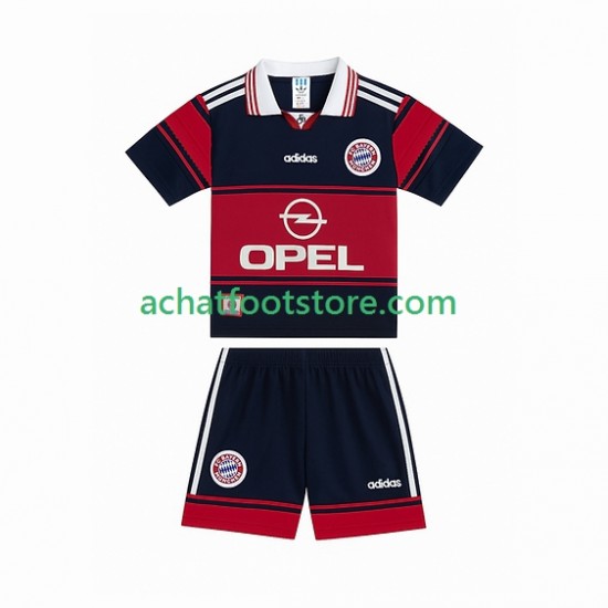 Maillot Bayern Munich Rétro Domicile Tenue pour Enfant 2004 2002 Manche Courte