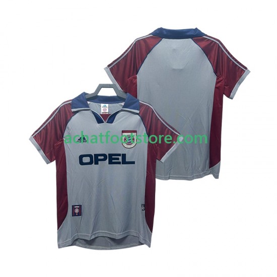 Maillot Bayern Munich Rétro 3ème Tenue pour Homme 1988 2002 Manche Courte
