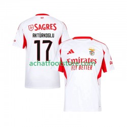 Maillot Benfica Kerem Akturkoglu 17 Extérieur Tenue pour Homme 2025-2026 Manche Courte
