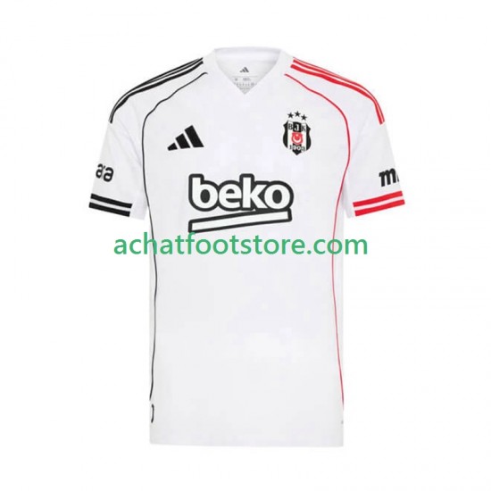 Maillot Besiktas Domicile Tenue pour Homme 2025-2026 Manche Courte